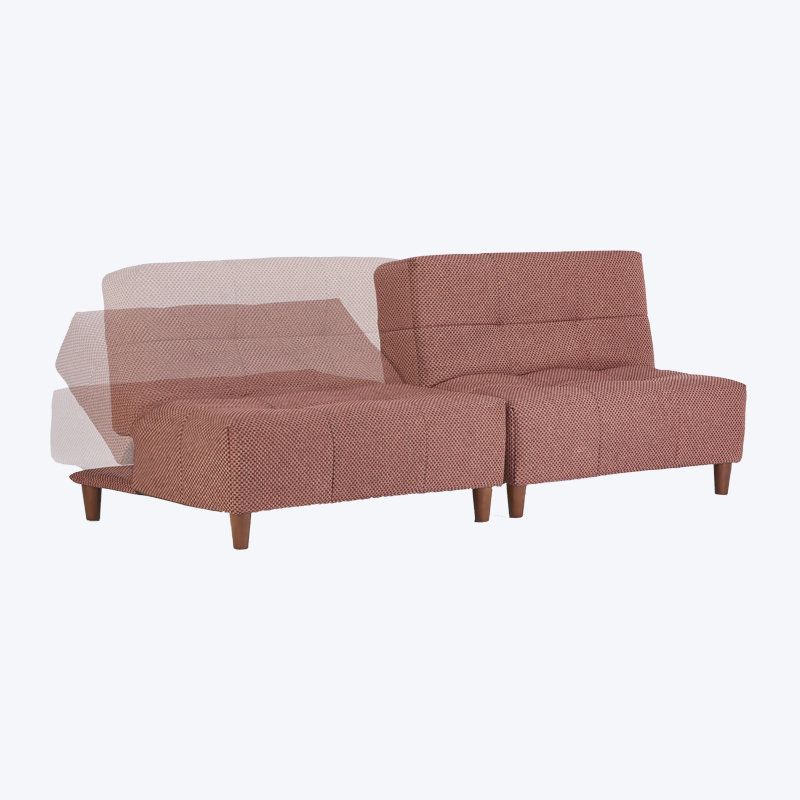 Lounge sofa med 14 liggende posisjoner sofa sovesofa lat sofa