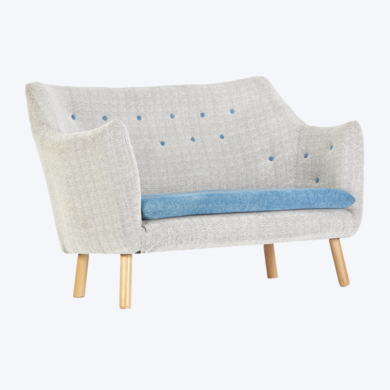 Designer lounge lenestol tre føtter 2 seter sofa GK88-2P