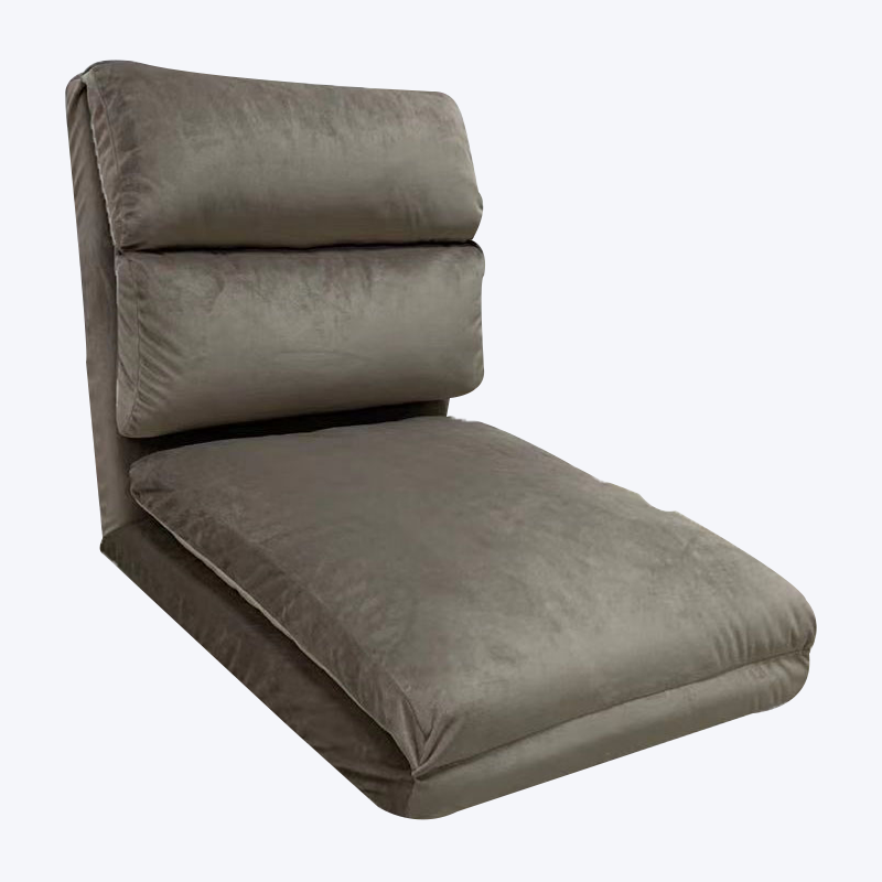 Sammenleggbar lounge pute justerbar gulv lazy recliner enkel sofa 4A-50S